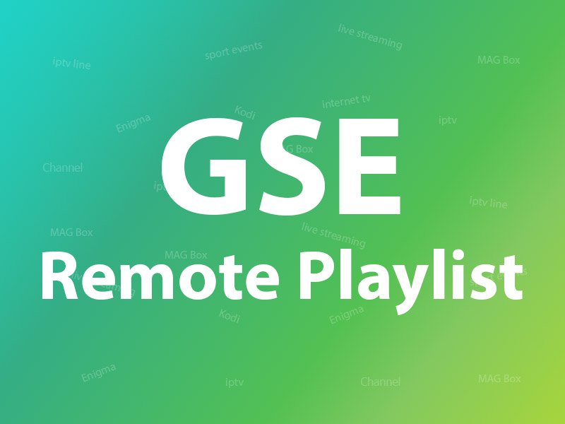 GSE Remote Palylist