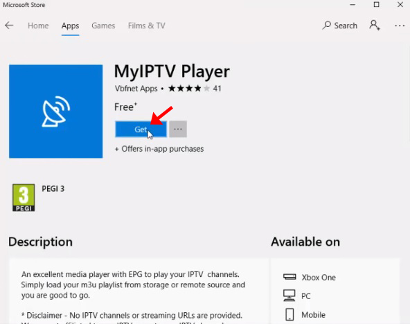 How to setup IPTV on Microsoft devices via MyIPTV Player