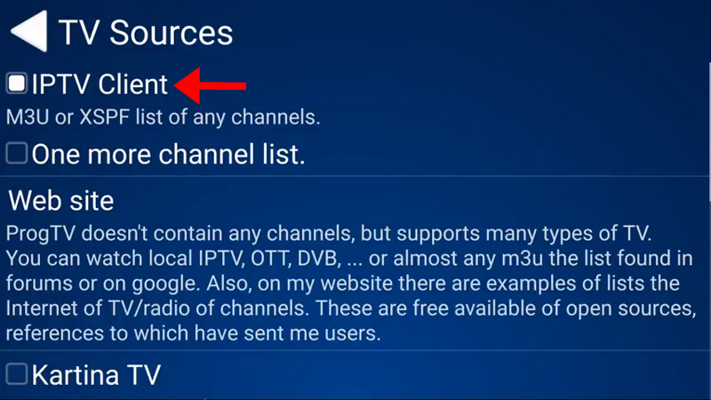 How to setup IPTV on ProgTV